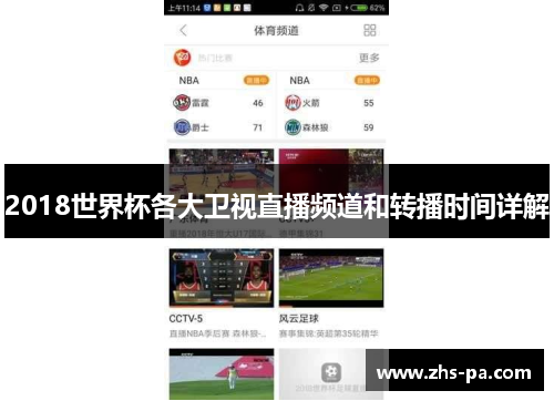 2018世界杯各大卫视直播频道和转播时间详解